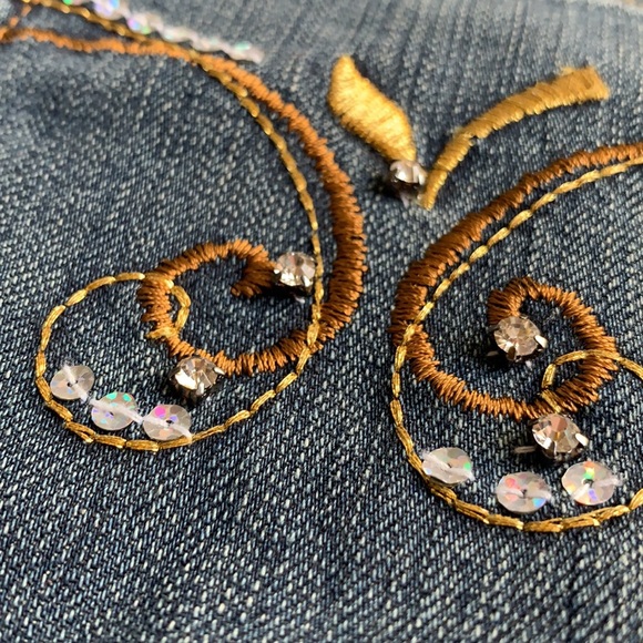 Apple Bottom Jeans Size 12 Bedazzled - Picture 8 of 11